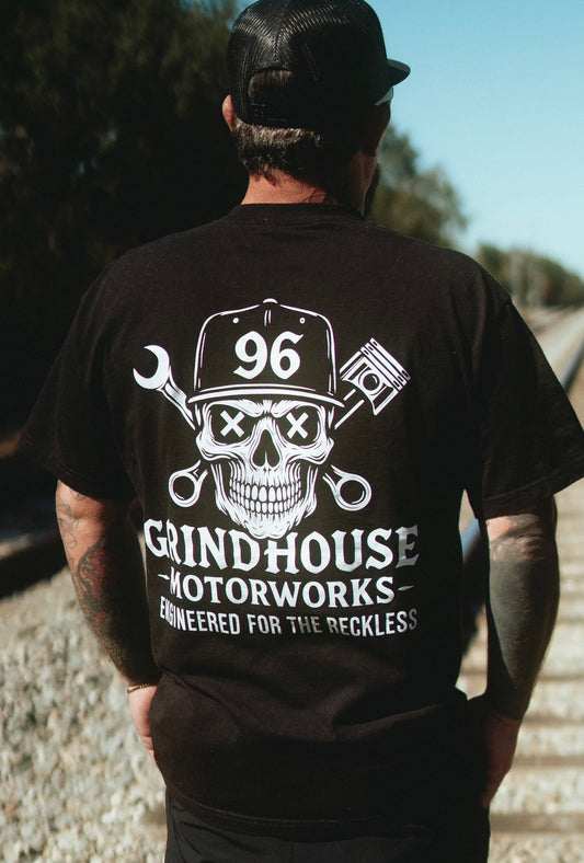 Skull/Piston Tee