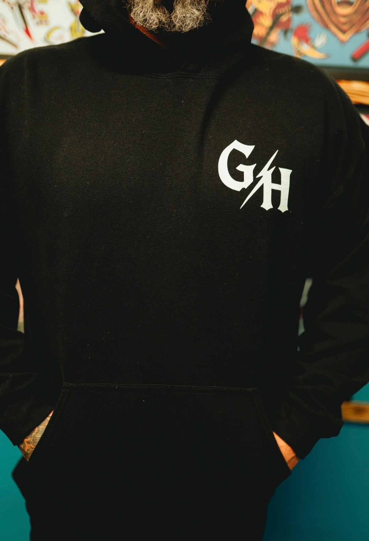 Skull/Piston Hoodie
